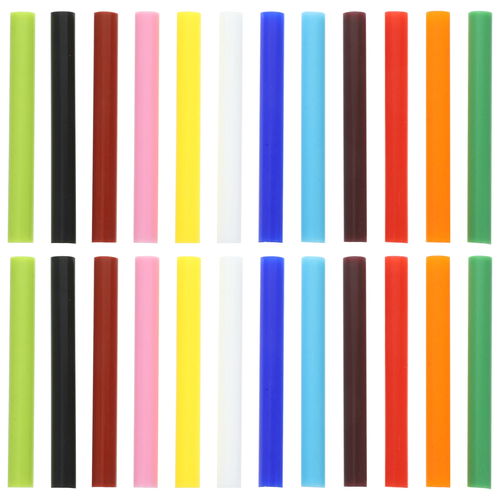 36pcs Colored Strong Adhesive Diy Crafts Glue Sticks For Paper Glass Plastic Wood Sealing Repairs Decorations