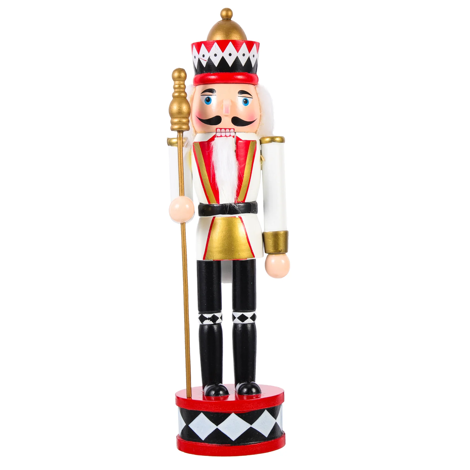 

Standing Drum Nutcracker Christmas Decor Fireplace Giant Soldier Holiday Party Supplies