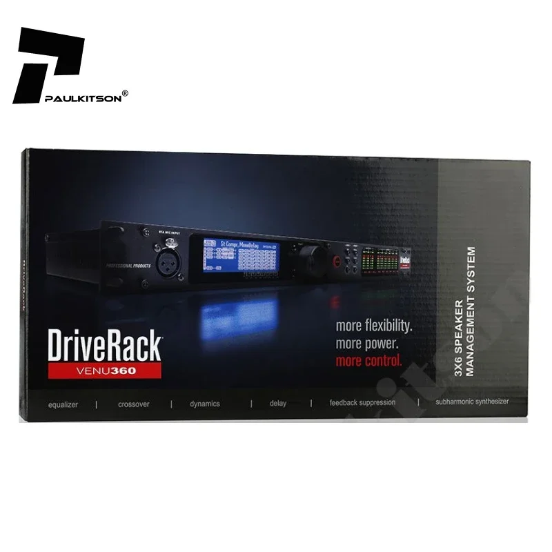 

Dbx Driverack VENU360 Professional Audio Processor 3 In 6 0ut Audio Processor Sound System Digital Music Audio Processor