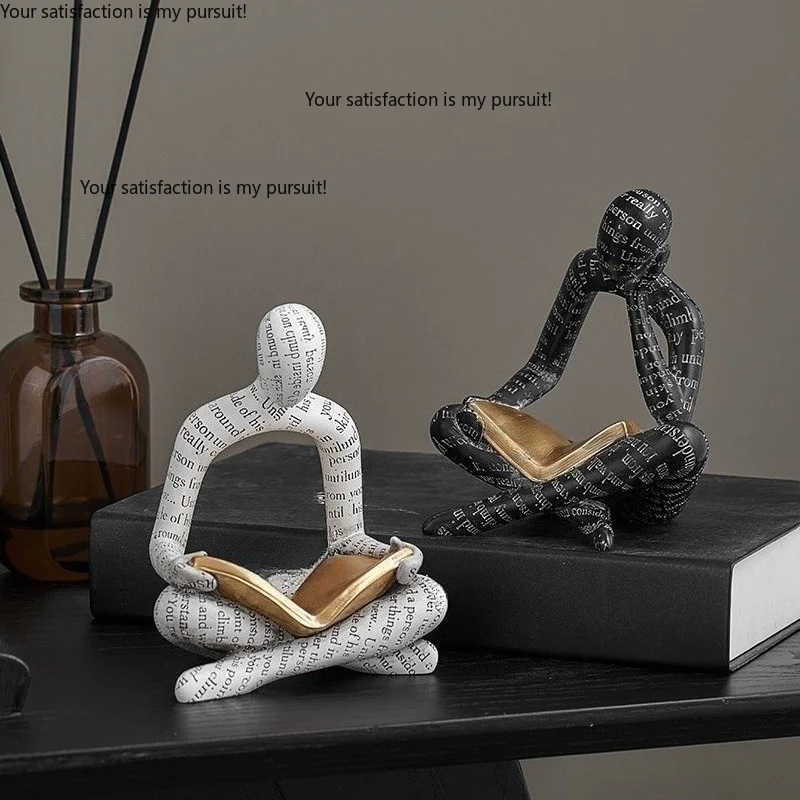 For TV Wine Cabinet Car Interior Original Art Couple Figurine Home Decor Ornament