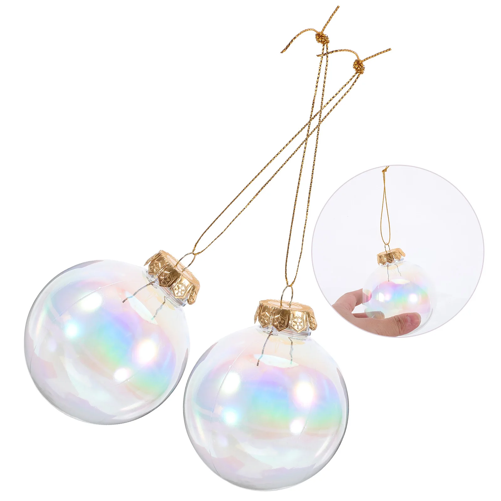 

6Pcs Xmas Tree Hanging Ball Ornaments Plastic Christmas Decorations 8Cm Xmas Party Decorative Balls Christmas Balls