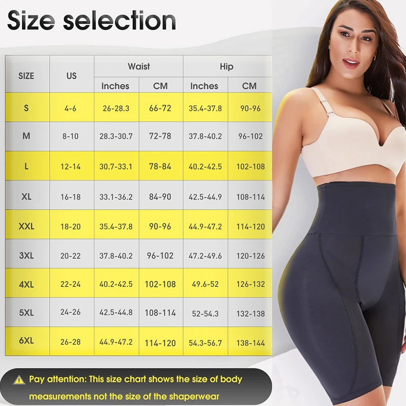 Dimmkof Plus Size Removable Pad Panties Women\'s Tummy Control Smooth Thigh Hip Enhancer Underwear Seamless Shapewear Body Shaper