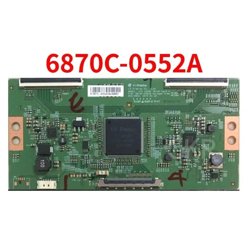 Placa lógica original tcon 6870c 6870c-0552a para placa de tv placa tv v15 43uhd tm120 ver0.4 cartão t-con original