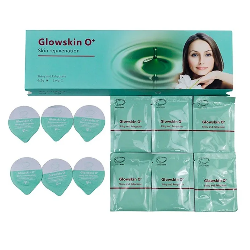 

Glowskin O+ Oxygen Gel Kit for Small Bubble Oxygen Pods Facial Tightening Shiny Exfoliation for Co2 Bubble Facial Beauty Machine