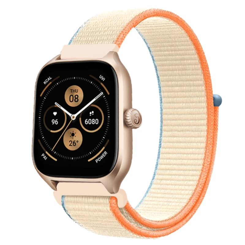 Amazfit Bip 6 5 GTR 4/GTS, 삼성 갤럭시 워치 7 6 5, 화웨이 워치 5 4/GT5 Pro 46mm 호환 20mm 22mm 루프 스트랩 (통기성 밴드)