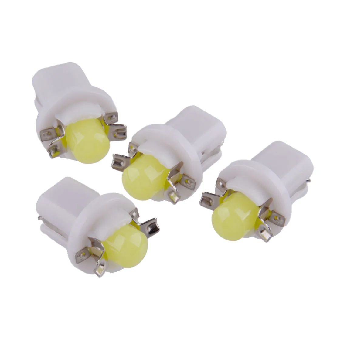 4Pcs B8.5 White LED Dashboard Instrument Light Bulb Fit for Chevrolet Corvette C4 1989 1988 1987 1986 1985 1984 12V