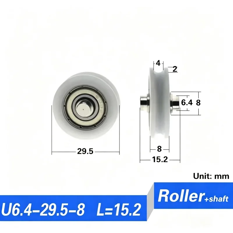 20 Stück 626 625 604 POM V-Nut-Typ mit Welle, Fenster-Tür-Schieberad, Rollenlager, ROLLENRAD 20/21/22/26mm, NICHT-STANDARDSIZE – Detail 7