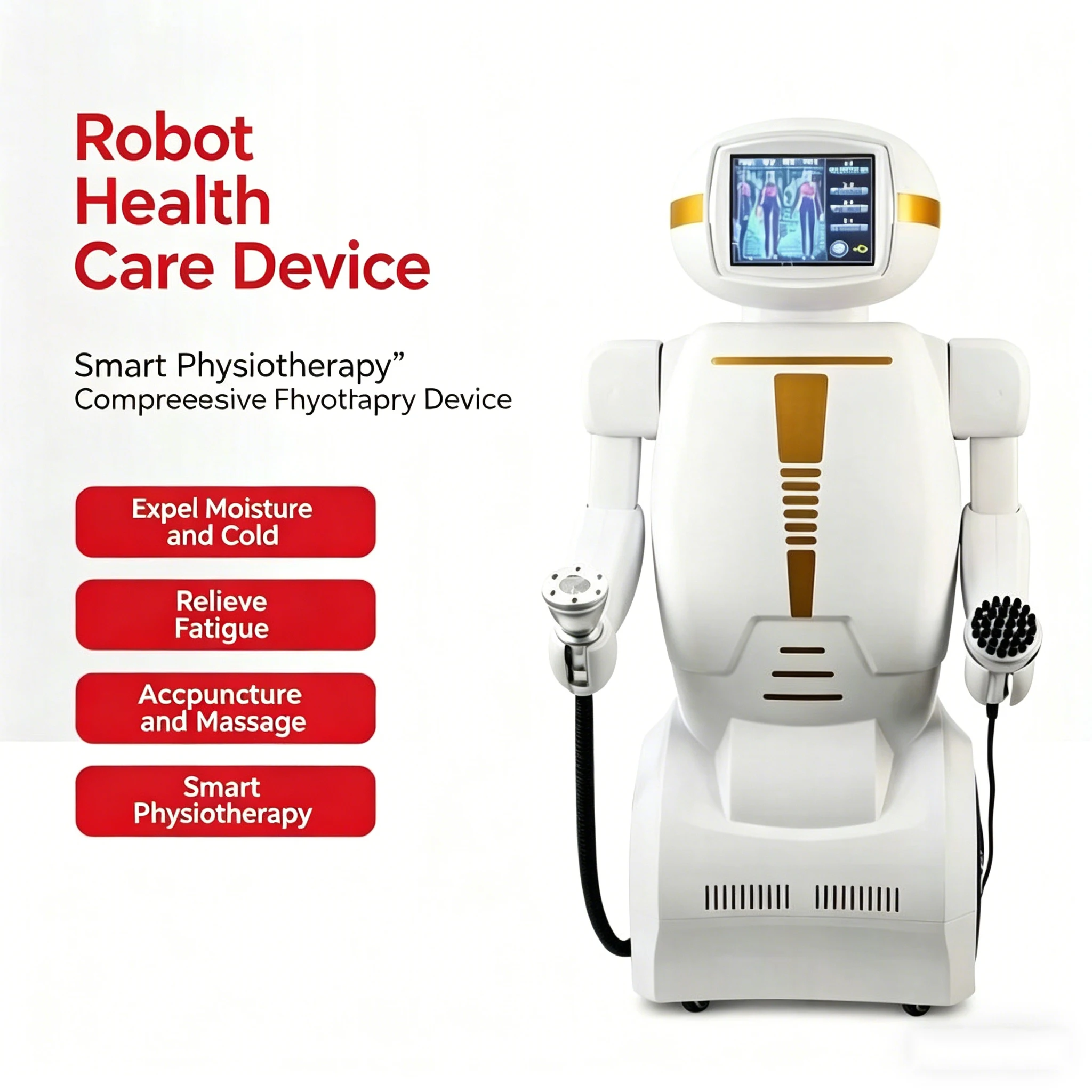 Robot Body Therapy device, Suction Therapy Device, Meridian Dredging Massage Body Suitable for Beauty Salons