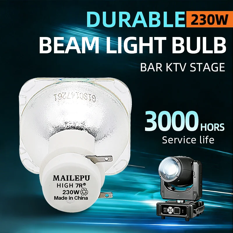 

НОВАЯ лампа 230 Вт для прожекторов SIRIUS HRI 230 Вт, совместимая с MSD 7R Platinum Sharpy 7R