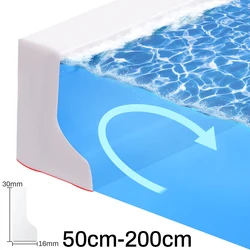 Silicone Shower Barrier Bathroom Water Stopper Shower Non-slip Dry And Wet Separation Flood Barrier Door Bottom Sealing Strip