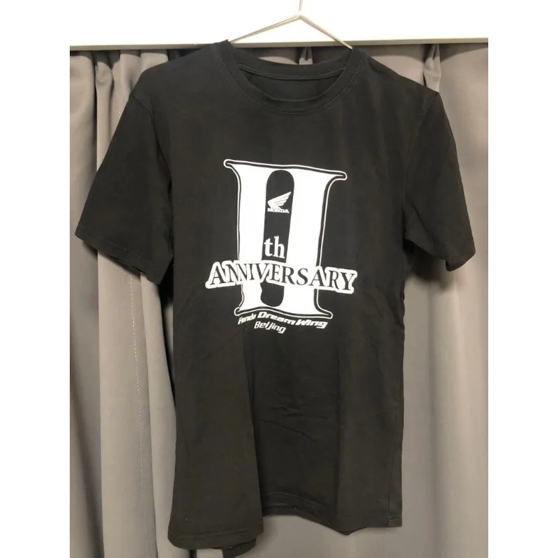 

2026 Trendy HONDA Ⅱth ANNIVERSARY Custom 100% Cotton Neck Punk Comfortable Printed Short Sleeve Casual Short Sleeve O-Neck Tee