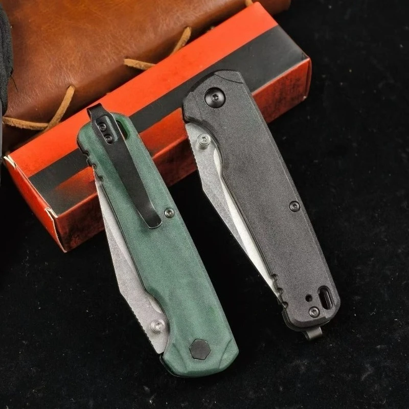 High-quality New Product  6106 Folding Knife  8CR13MOV Steel Blade Outdoor Camping Portable and Practical Fruit Knife EDC Tools