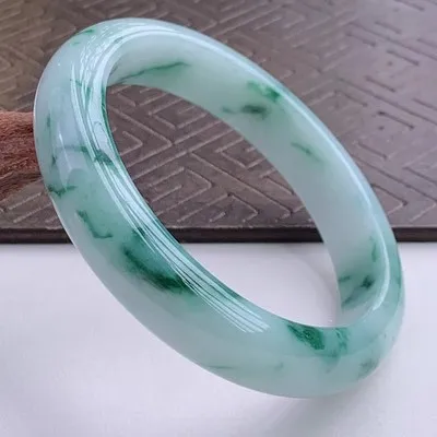 Natural Myanmar Jade 54mm-62mm bracelet exquisite princess bracelet to send girlfriend to send mother Hetian jade