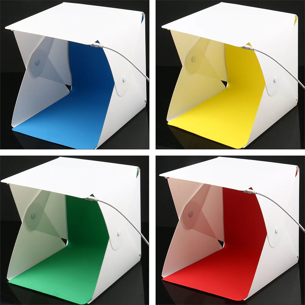 

1 set Mini Photography Light Tent 20Cm Foldable Softbox Jewelry Cosmetics Food Portable Photo Box Lighting Cube