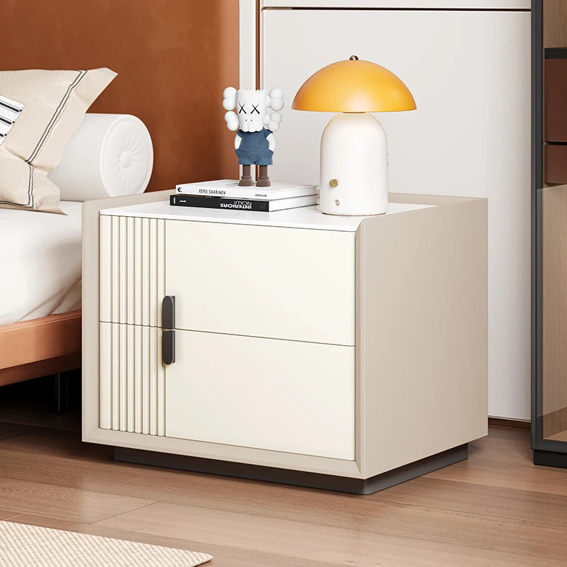 

Bedroom Mobile Bedside Table Cabinets Luxury Drawers Nightstand Storage Nordic Organizer Mesitas De Noche Space Saving Furniture