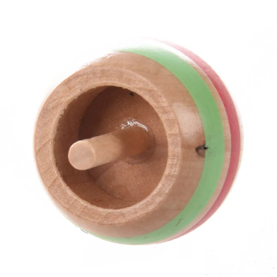 3pcs Wooden Colorful Spinning Top Kids Toy 3 Sizes for Children Above 3 Years Old