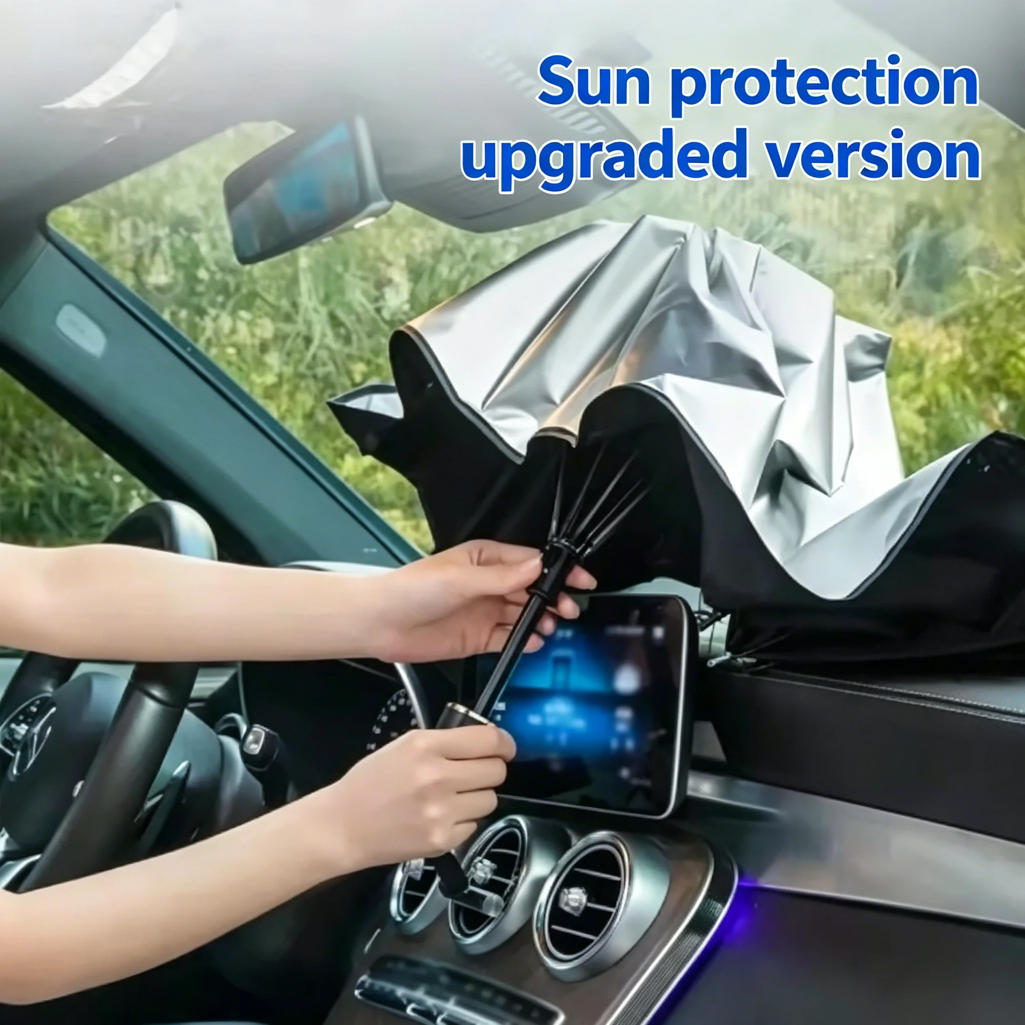 Car Sunshade Umbrella For Auto Shading Car Sun Shade Protector Parasol Summer Sun Interior For Toyota/Nissan/Honda/Ford/BMW