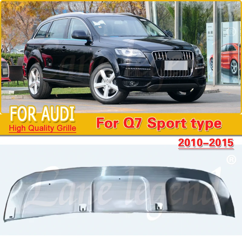 For Audi Q7 2010-2015  Sports Type High-end Upgrade Car Front Bumper Front Lip Shovel Diffuser Spoiler Exterior Modification