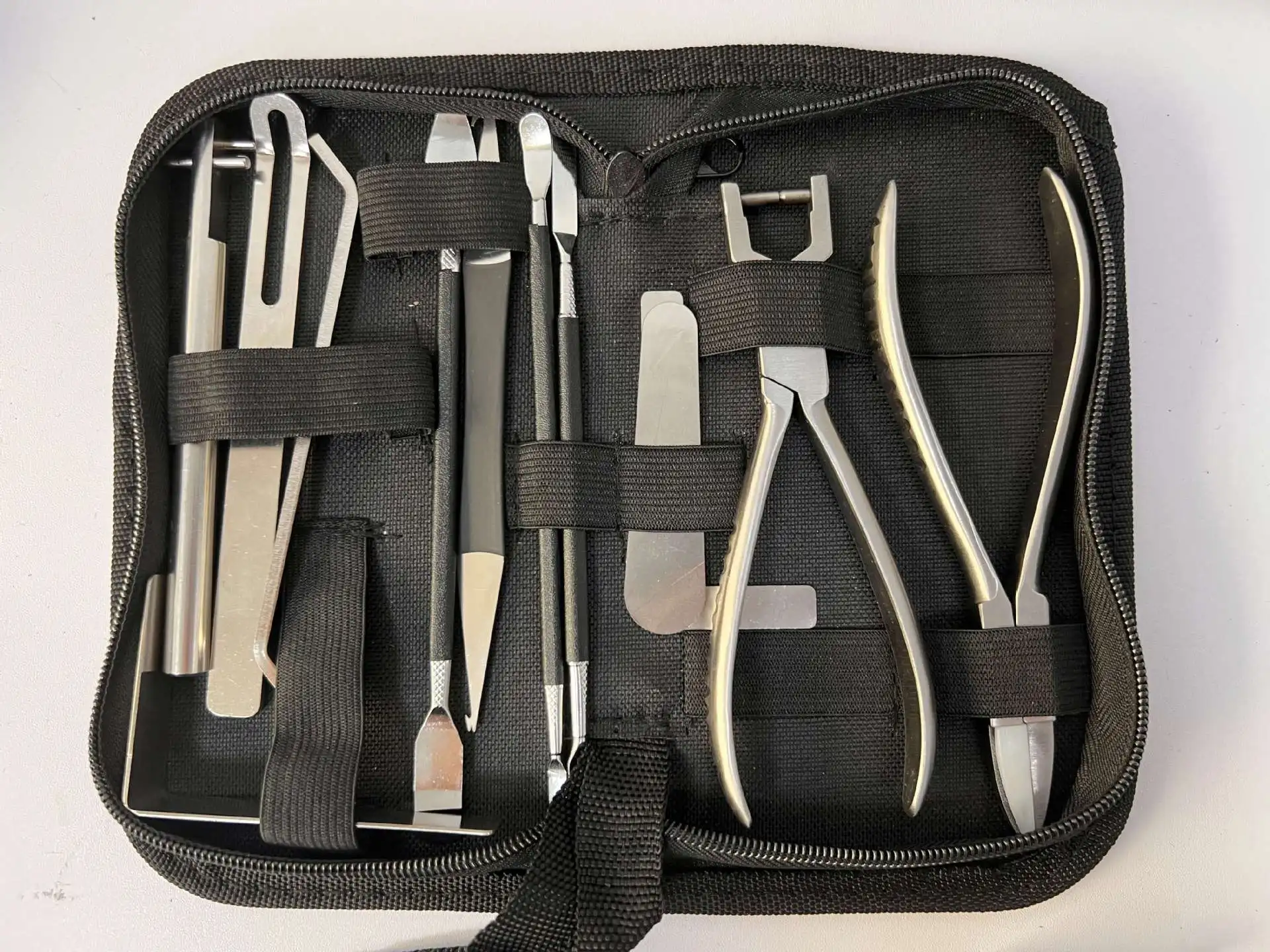 Saxophone Key Cover Adjustment Wrench Silver Woodwind Needle Spring Installation And Removal Pliers Repair Tool Set