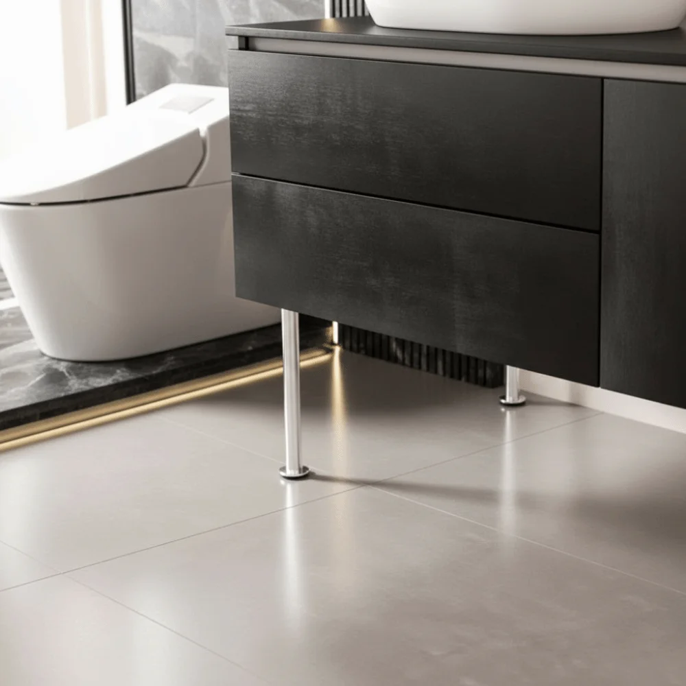 Parts Stainless Steel Sofa Feet Adjustable Thickened Furniture Feet Light Luxury Metal Cabinet Legs Bedside Table