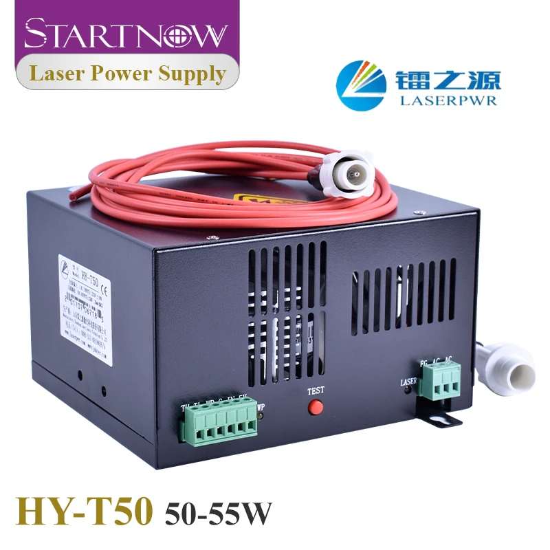 HY-T50 HY-T60 CO2 Generator 50W CO2 Laser Tube Power Supply Wood Engrave Machine Accessories Safe and Reliable High Quality 60W