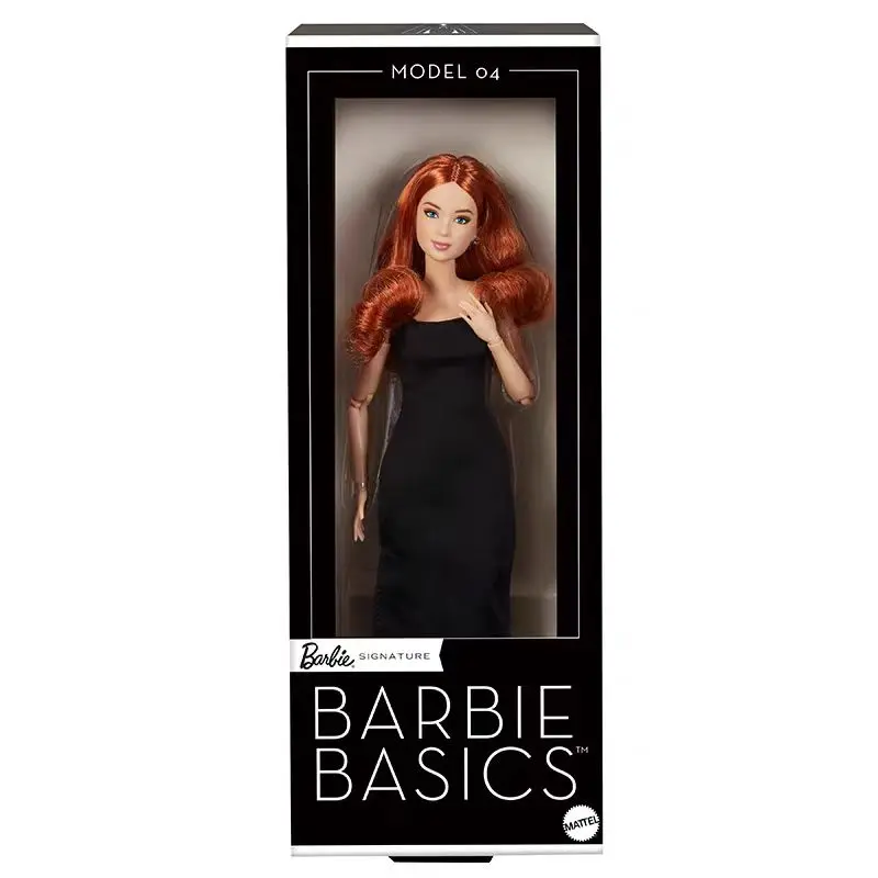 Muñeca Barbie de edición limitada, vestido negro Barbie, serie de juguetes hechos a mano, regalo de colección sorpresa para niña Carl