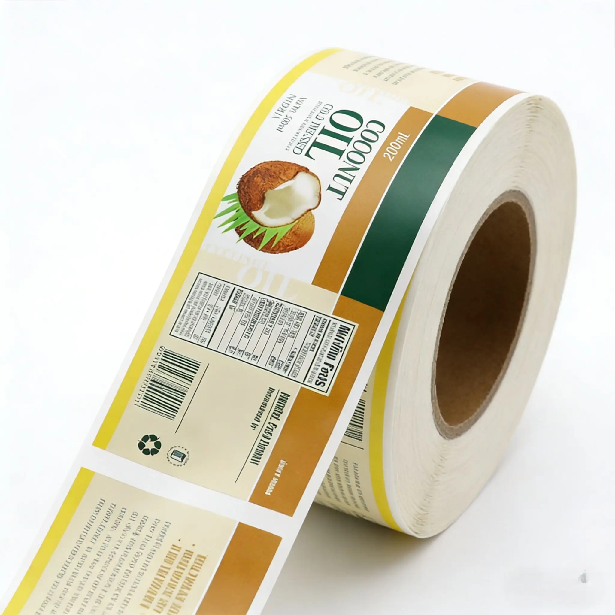 Custom Anti-Fog Waterproof Self-Adhesive Drink Labels,Roll Stickers for Cold & Refrigerated Beverage Bottles