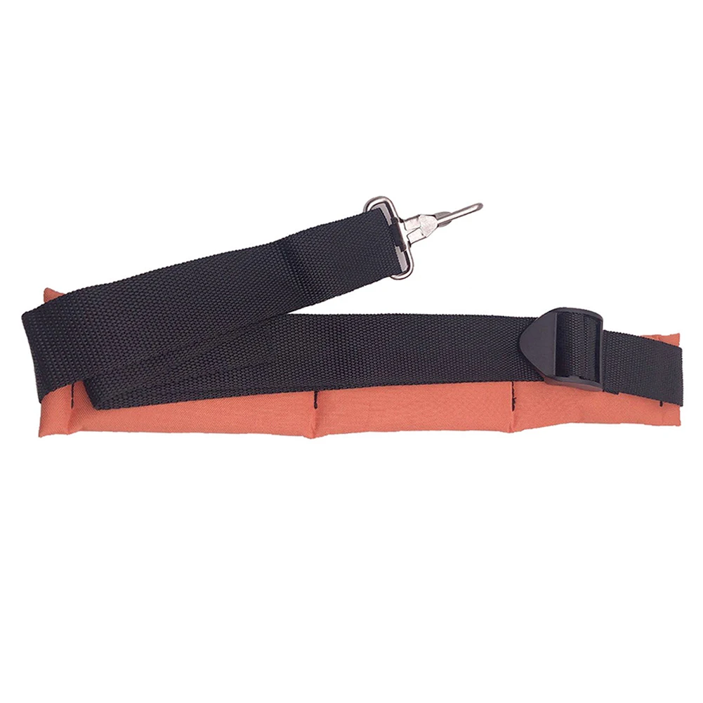 

Lawn Mower Parts Shoulder Strap Comfortable Adjustable Length Black & Orange Reduce Fatigue Soreness High Quality