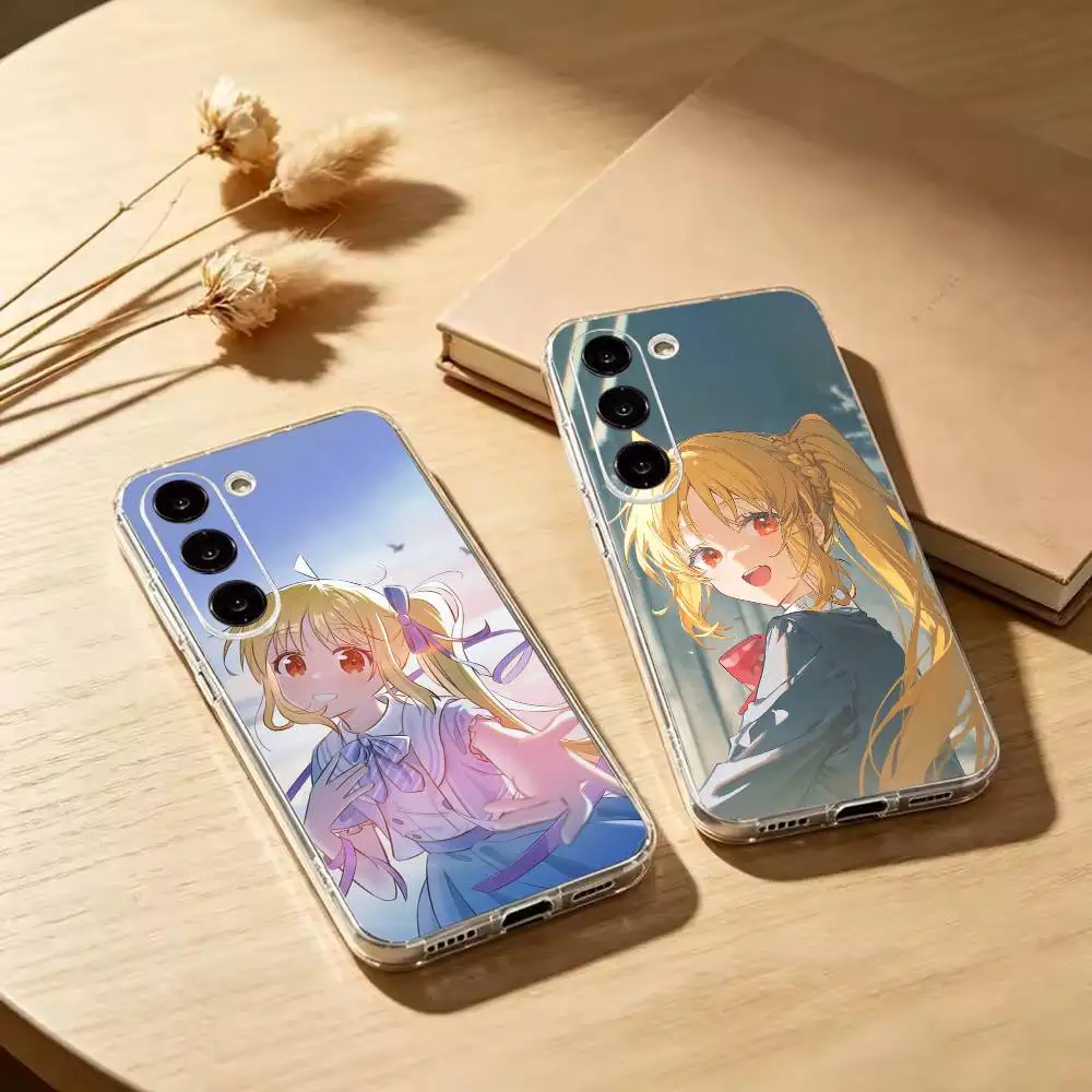 Anime B-Bocchi the Rock N-Nijika Ijichi Transparent Soft Silicone Phone Case For Samsung A10A12A20A21S A30A31A50 A51 A52 A70 A71
