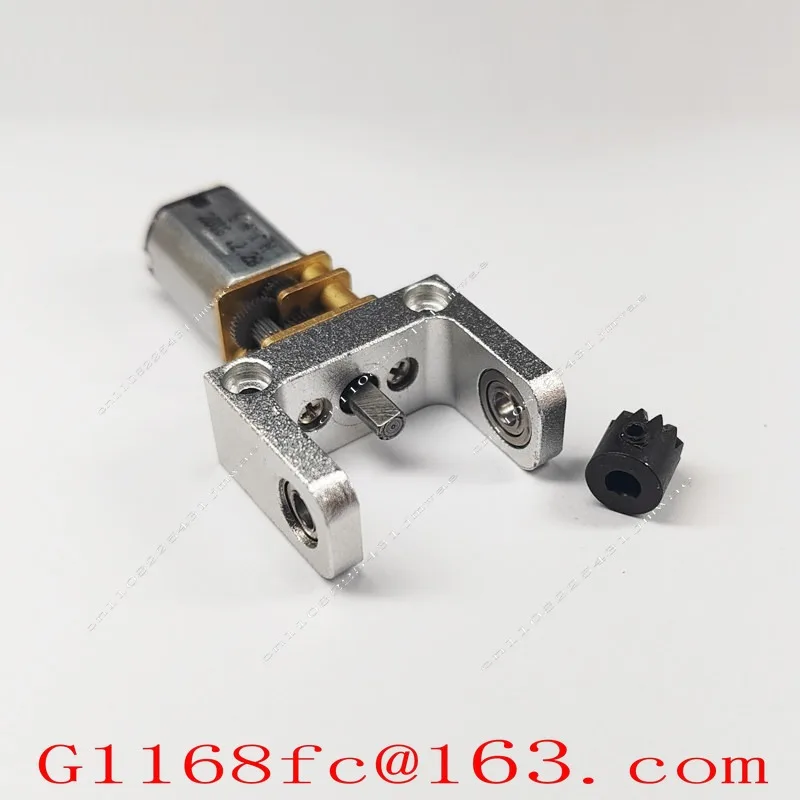 2/3Mm shaft N20 motor rear axle power transmission box 90 degree 1:1 bevel gear box bevel gear T commutator