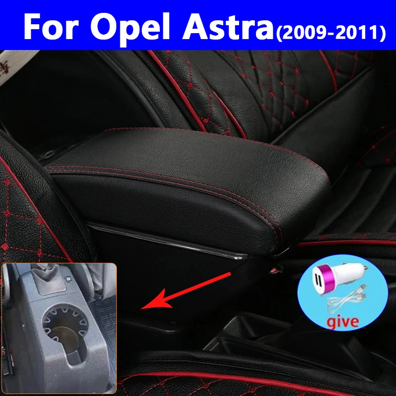 

For Opel Astra Armrest box For Opel Astra H 2006-2011 Car Armrest with 7 usb Storage box Simple installation Dedicated