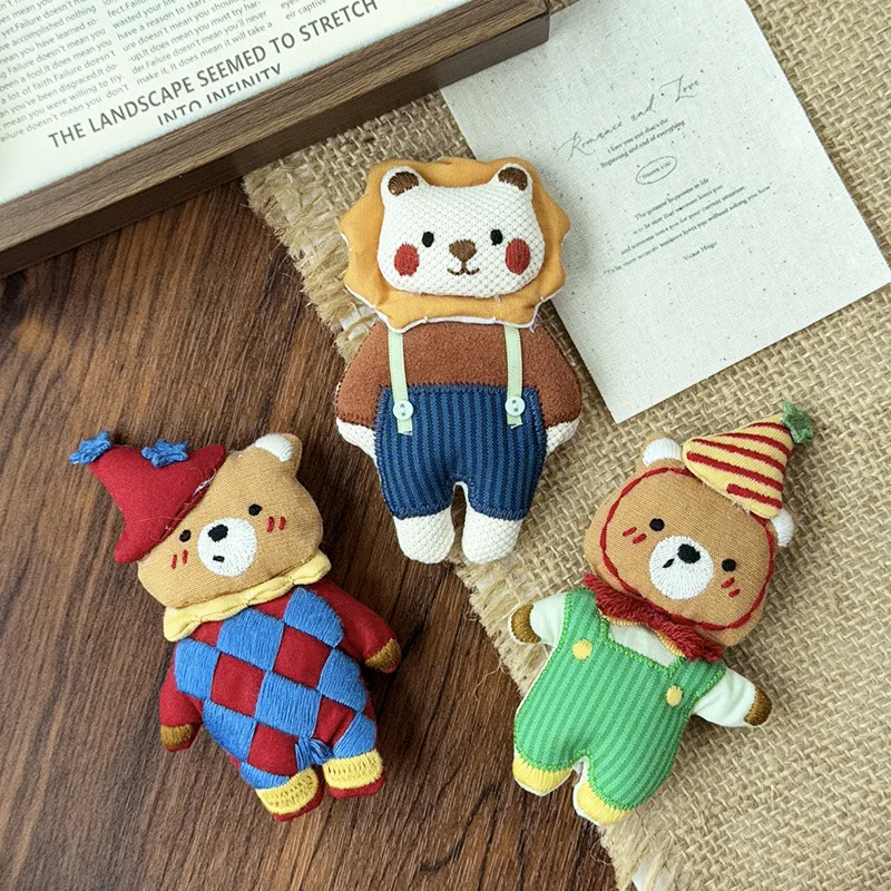 Fabric Brooch Cartoon Super Magician Cute Bag Pendant Pin Accessory for Hat Scarf Jacket Handmade Soft Mini Portable Versatile