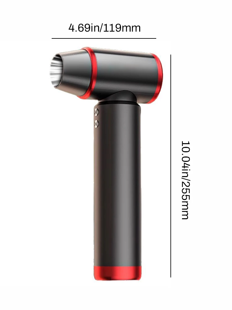 【Fast Delivery】580000RPM Powerful Air Blower 1500g Wind Pressure Violent Turbo Jet Blower 75m/s Speed Strong Snow Blowing Duster