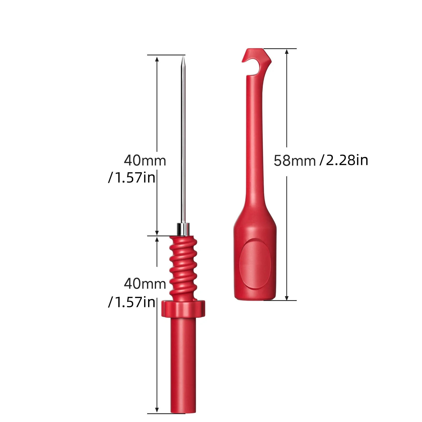 Drahtdurchdringende Sonden Isolationsdurchdringungssonden für 4mm Bananenstecker Verlängerungskabel, Kfz-Diagnose P30064-2PC/5PC – Detail 3