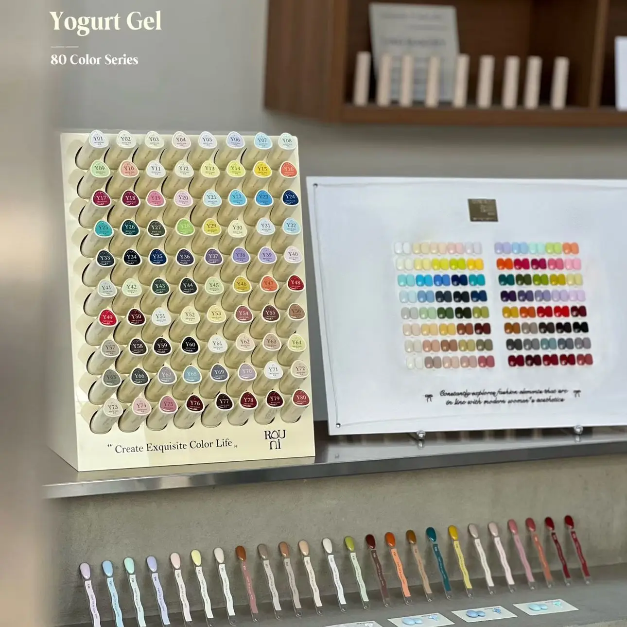 ROUNI 80 Colors Multicolor Solid Color Nail Gel Set New High Quality UV Gel Polish Wholesale For Nail Salon