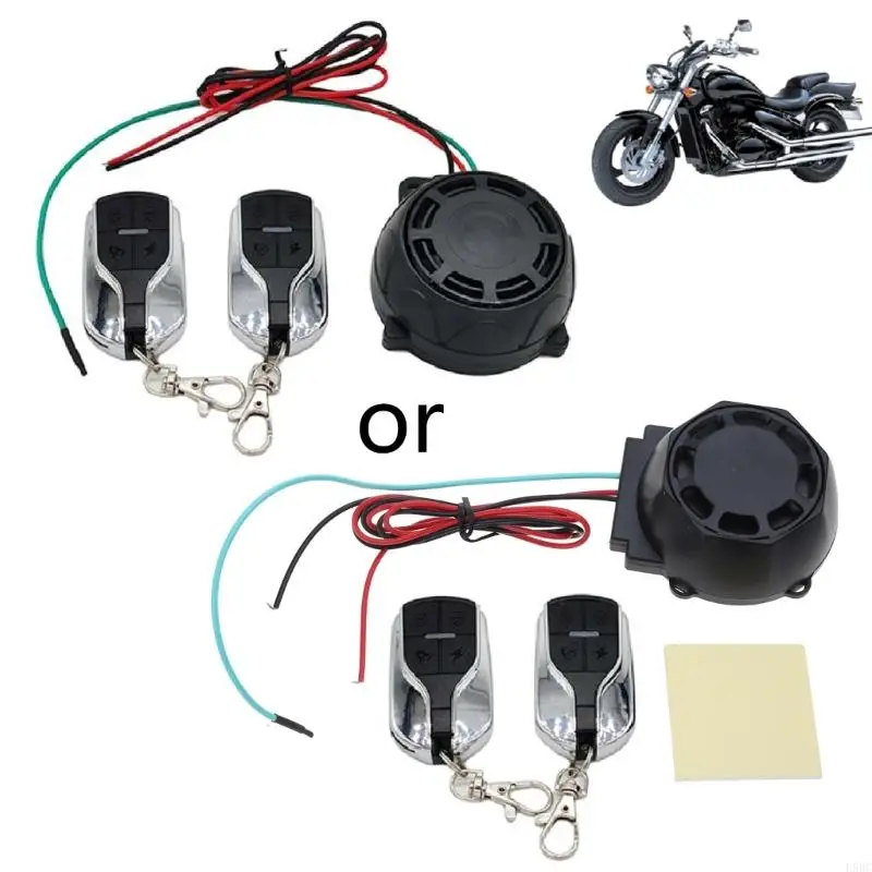 

L9BC Anti-theft Alarm Systems 12V Warning Alarm Remote Control for Motorcycle