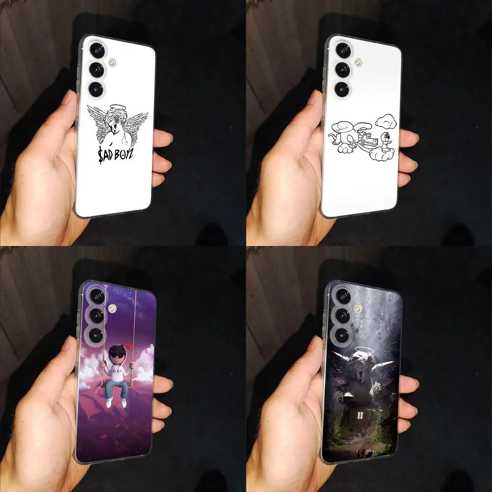 

J-Junior H Sad Boyz Phone Case For Samsung S24,30,21,22,23,20 FE,lite,PIus,Ultra,5G,Note,9,10 Transparent Cover