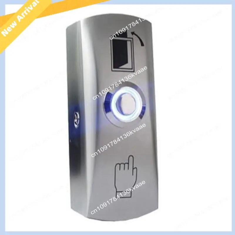 M01K 아연 합금 LED 백라이트 도어 출구 릴리스 푸시 버튼 액세스 제어 시스템 용 게이트 도어 출구 버튼