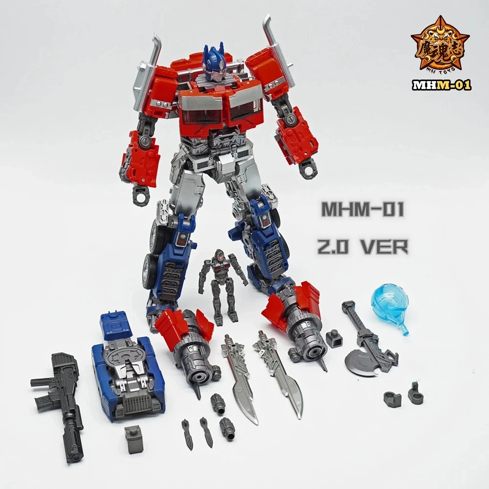 

MHZ Transformation MHM-01 MHM01 2.0 VER OP Commander New Version 20CM Movie 7 KO SS102 SS-102 Action Figure Robot Toys