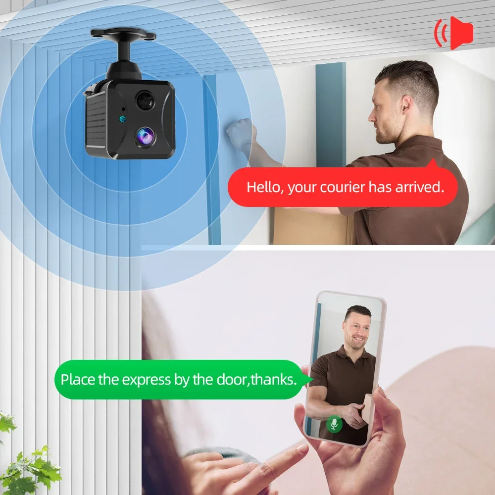 4G SIM Card 5MP Mini Solar Panel Camera Outdoor PIR Detection CCTV Security Wireless Rechargeable Battery Long Time Standby Cam