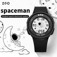 ZGO Electronic Watch For Schoolboy Middle and High School Students Teenagers Sports Watch Luminous Waterproof Kids' Watches 855