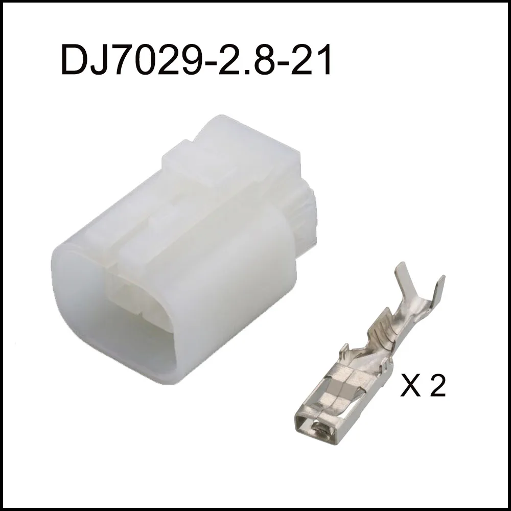 

200piece DJ7029-2.8-11 automotiveWaterproofconnector2pinfamale male cable Plug socket Includes terminal seal