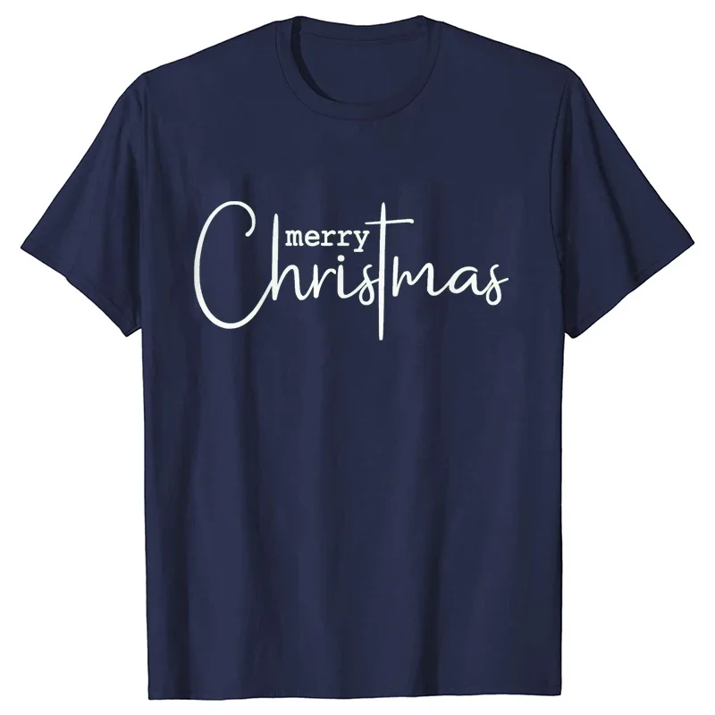 Merry Christmas Male T-Shirt Funny Christmas Cross Christ Shirt Funny Graphic Oversized Tops for Men Casual Short Sleeve Tees