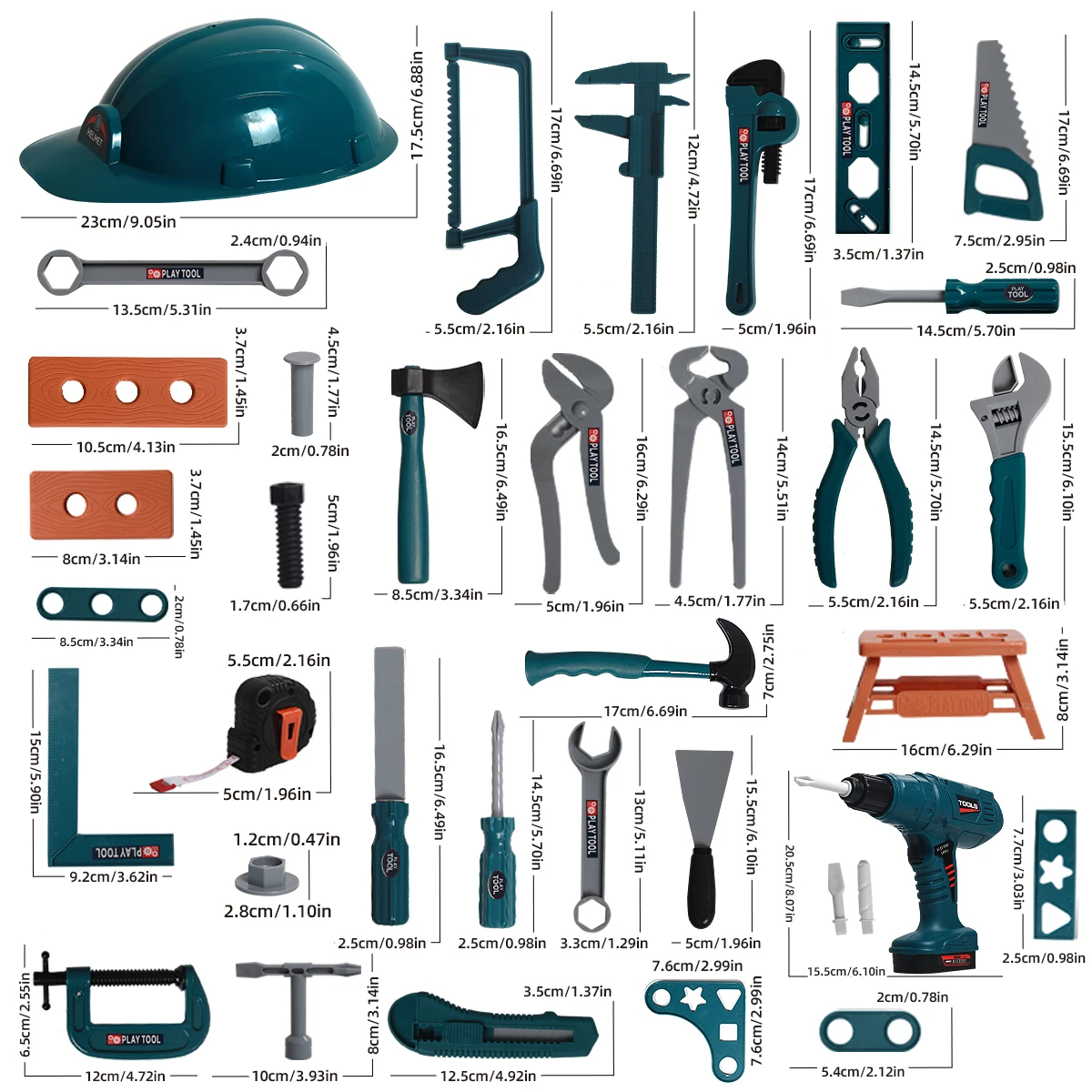 子供向けSTEM建設修理ツールボックスおもちゃセット、分解・組み立て用ドライバー付きで実践スキルを向上