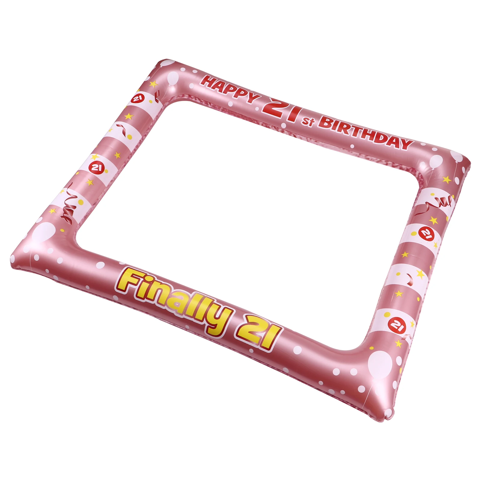 

Inflatable Photo Booth Frame Birthday Party Plastic PVC Decorative Framed Props Lightweight Special Photos Recording