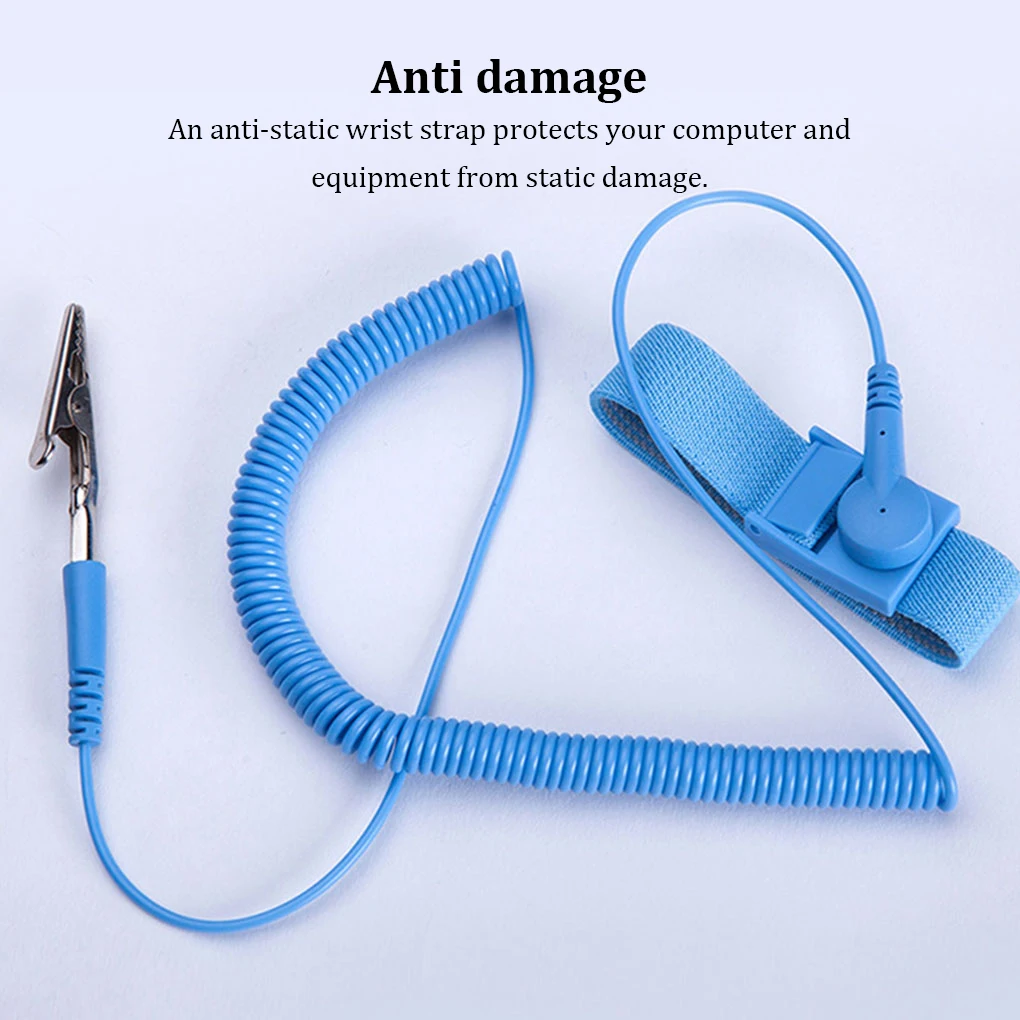 Anti-Static Band Wrist Strap Lightweight Electrostatic Reusable Bracelet Flexible Spare Wristband Power Tool Parts