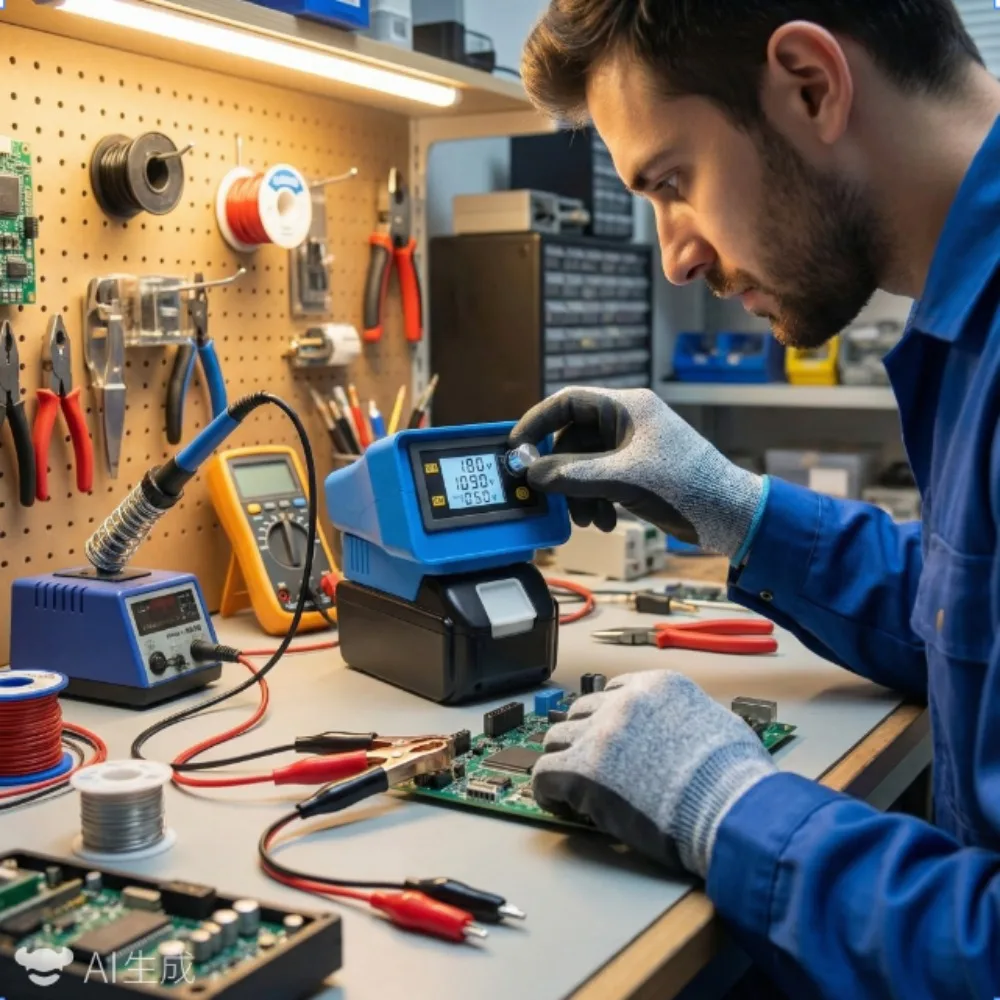 المحمولة باستخدام الحاسب الآلي قابل للتعديل إمدادات الطاقة تيار مستمر باك دفعة الجهد المنظم لماكيتا 18 فولت بطارية ليثيوم أيون لمشاريع DIY الإلكترونية