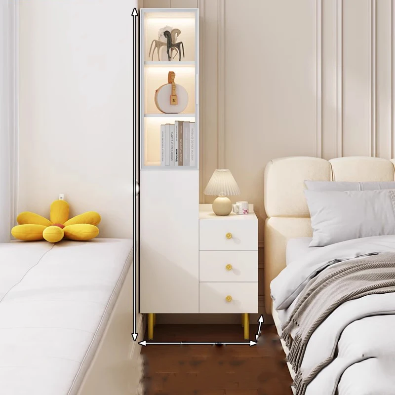 Coffee Cabinets Nightstand Librero Bedroom Drawers Luxury Storage Wood Organizer Bedside Table Modern Muebles Trendy Furniture