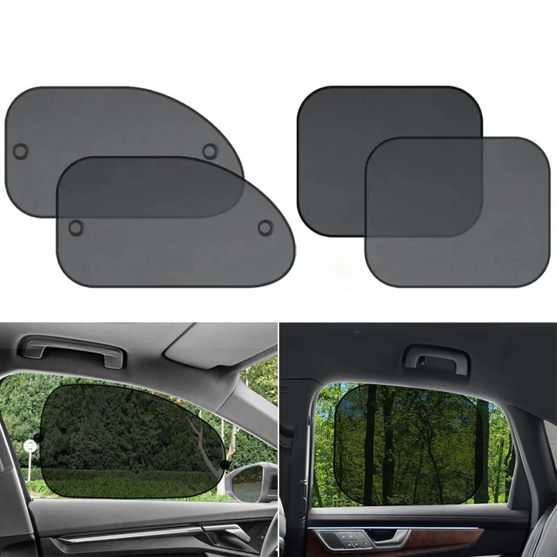 1 pair of vehicle sunshade curtains for the side windows, and sunshade covers for the front and rear windows