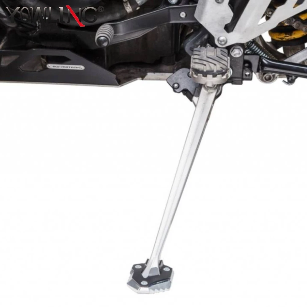 Motorcycle Foot Side Stand Extension Pad Kickstand Kick Stand Plate For Tiger 800 Tiger800 XCa XR XRt XRx 2015 XCX 2010-2017 - Image 2